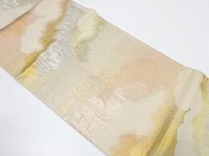 アンティーク　雲模様織り出し袋帯（材料）